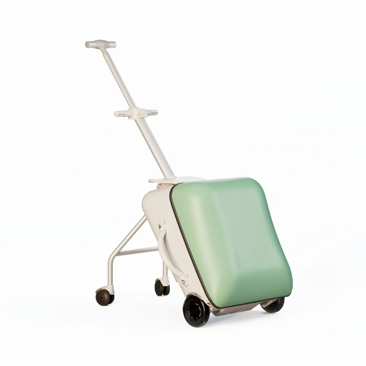 Product Summary: Aksen 260105 Multifunctio<i></i>nal 45L Kids Trolley Luggage with Detachable Cart
